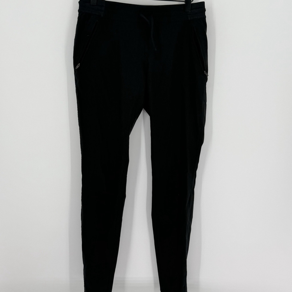 Kuhl Black Ripstop Straight Leg Pants Drawstring Women’s Size Small Long